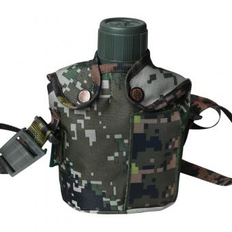 LDO02B单兵军水壶带饭盒三件套高分子战术水壶野营登山套装