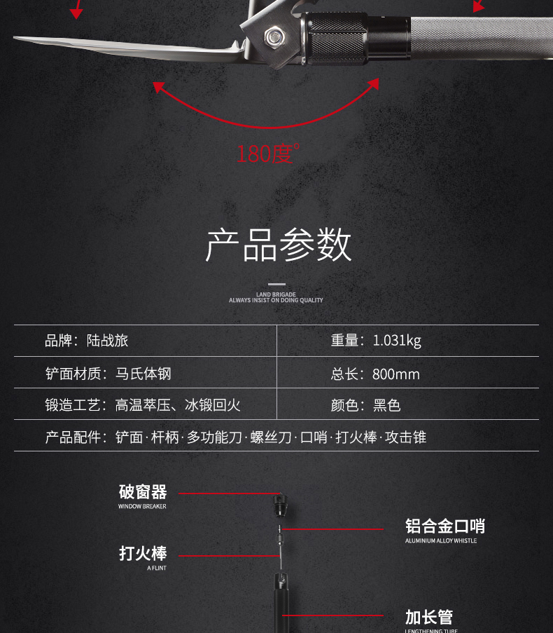 LP01多功能工兵铲战狼系列(图11)