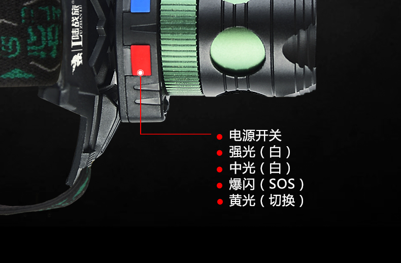 LO113变焦红外感应头灯3W(图12)