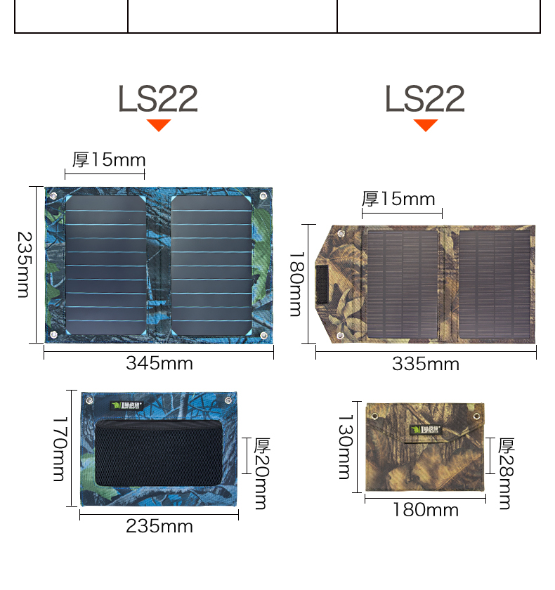 LS25蓄电式太阳能充电板5W(图11)